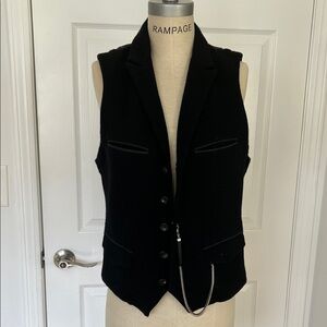 rag & bone Black Vest